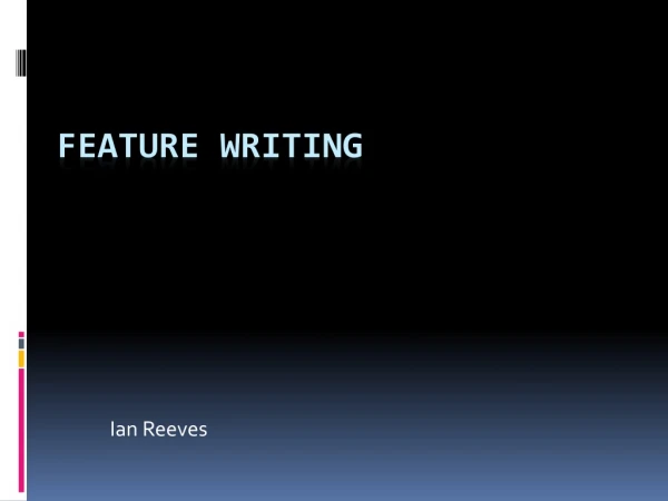 Feature writing