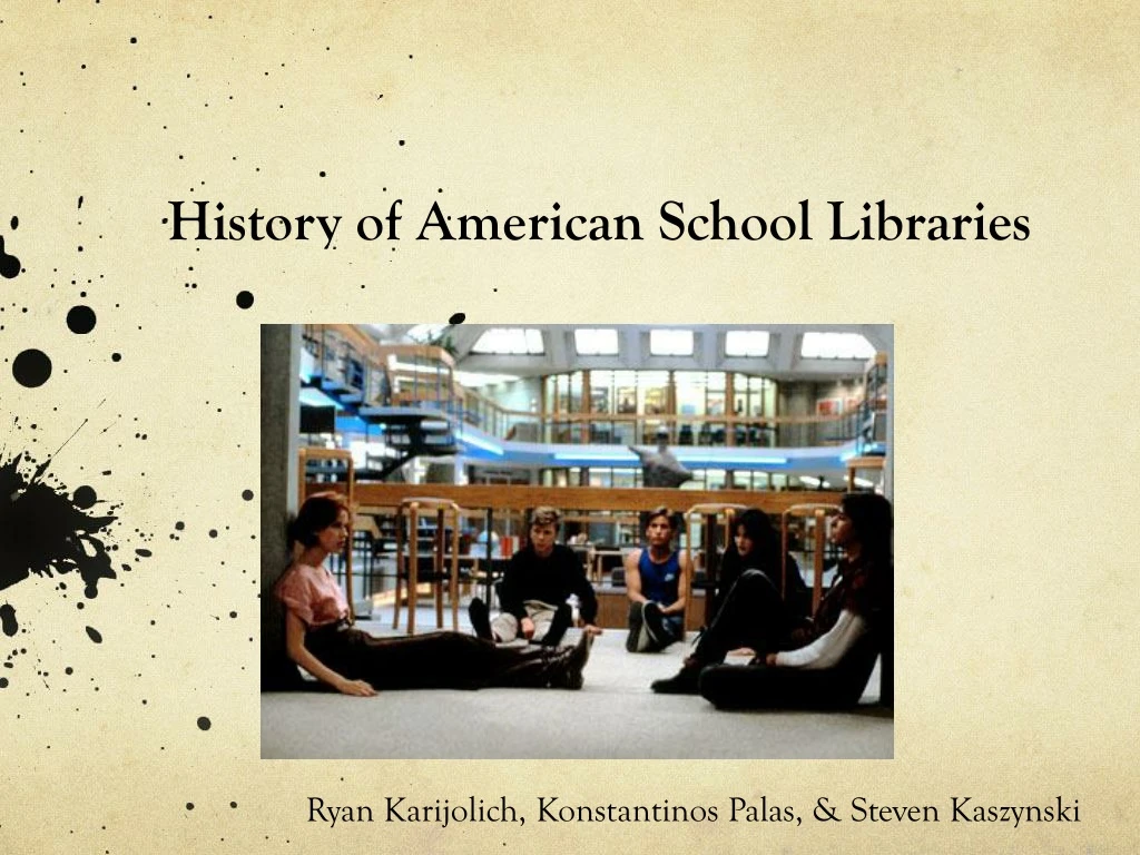 history of american school libraries