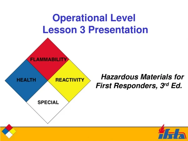 Operational Level   Lesson 3 Presentation