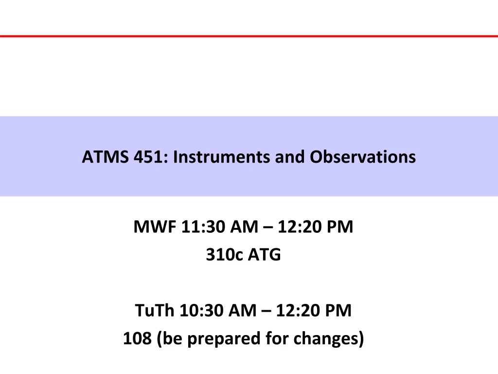 atms 451 instruments and observations