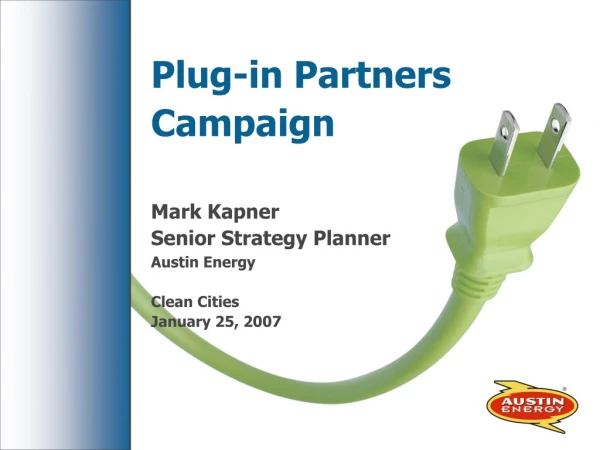 Plug-in Partners Campaign