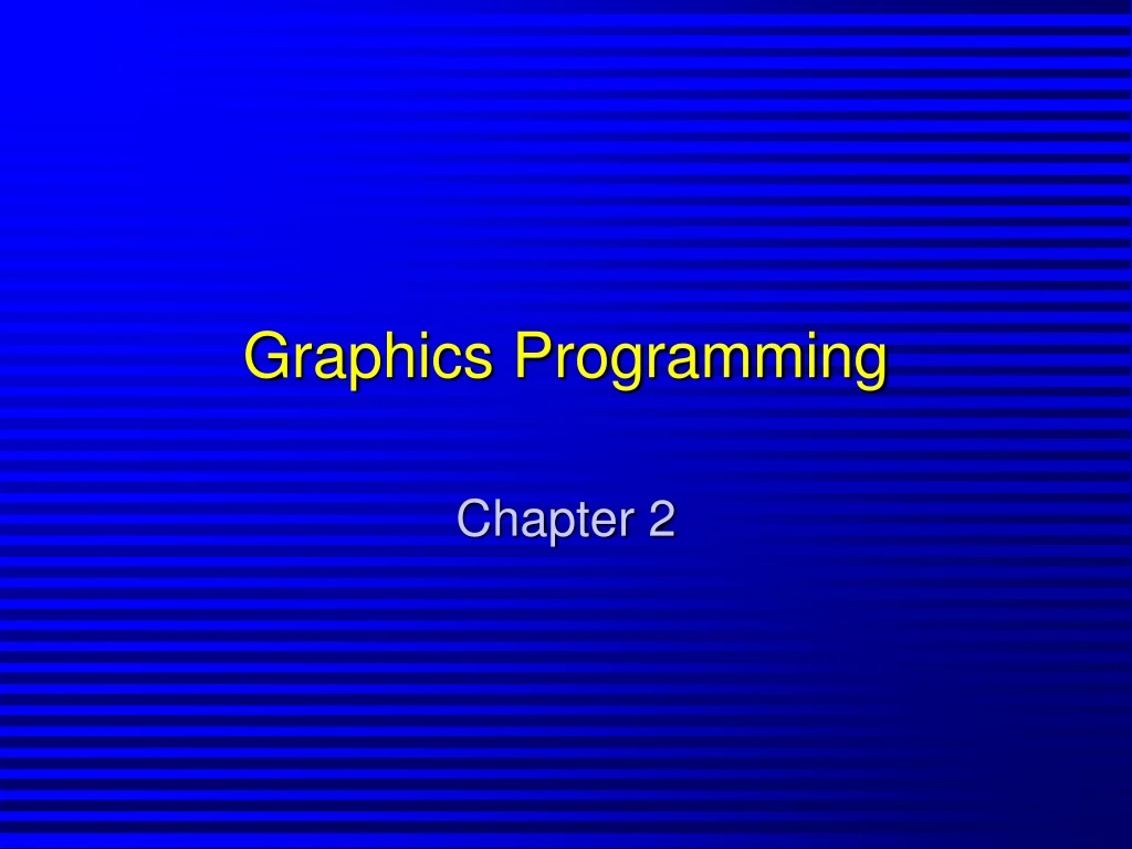 graphics programming