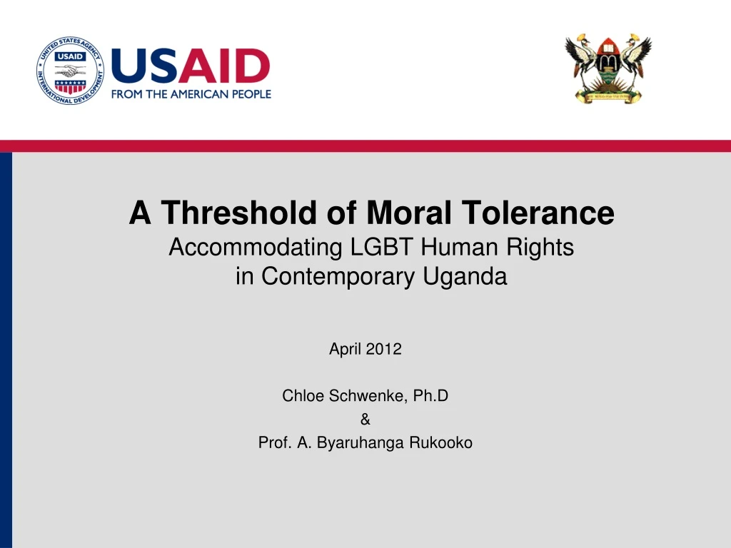 a threshold of moral tolerance accommodating lgbt human rights in contemporary uganda