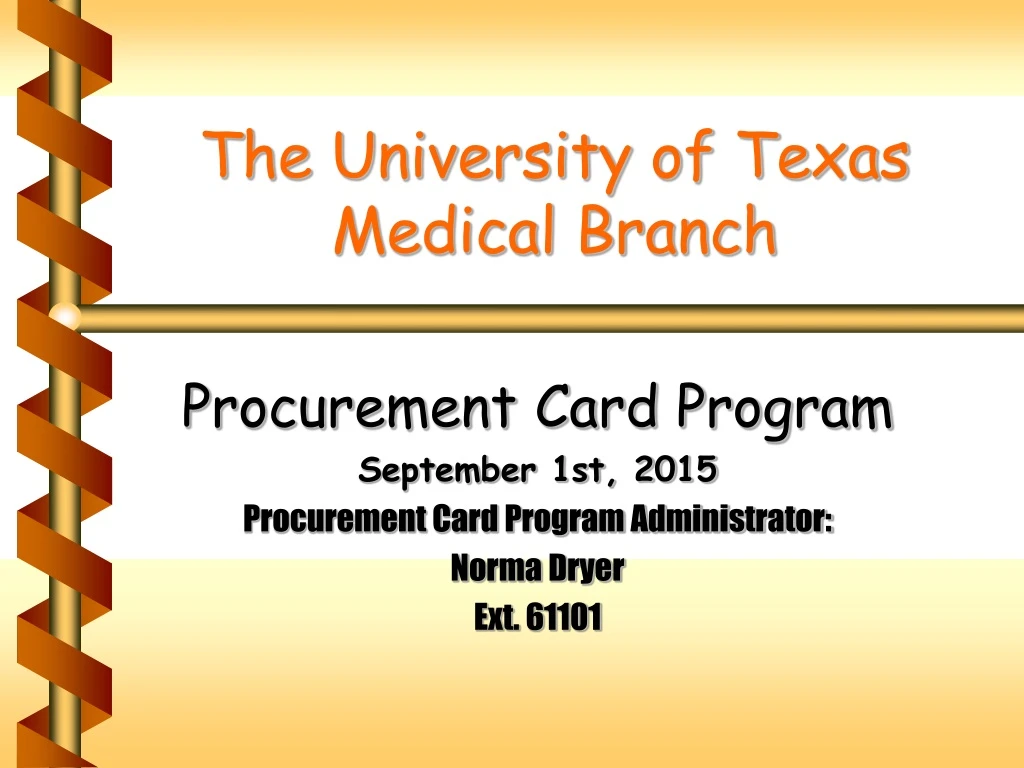 the university of texas medical branch