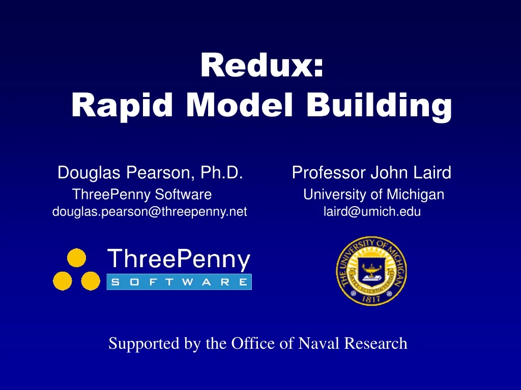 redux rapid model building