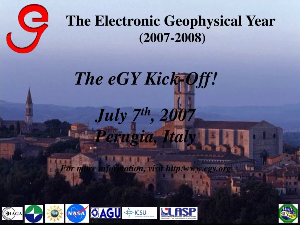 The Electronic Geophysical Year (2007-2008)