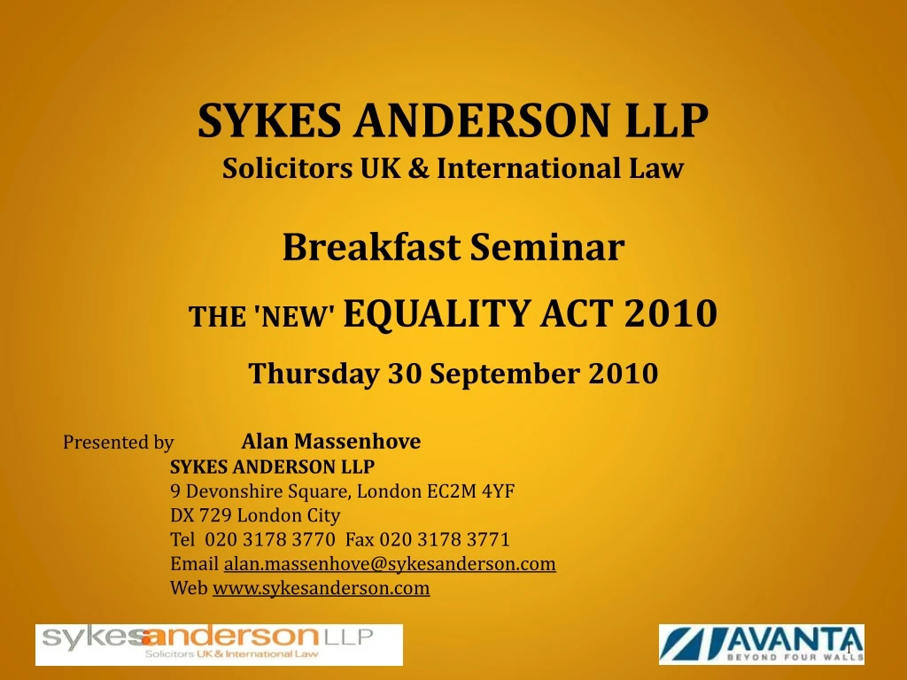 sykes anderson llp solicitors uk international