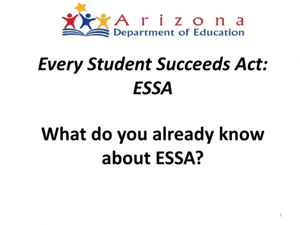 Every Student Succeeds Act: ESSA