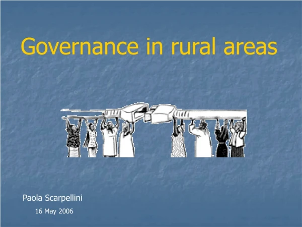 Governance in rural areas