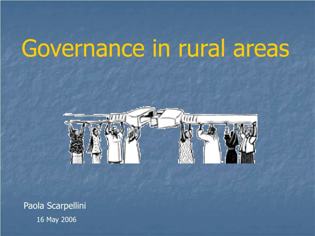 governance in rural areas
