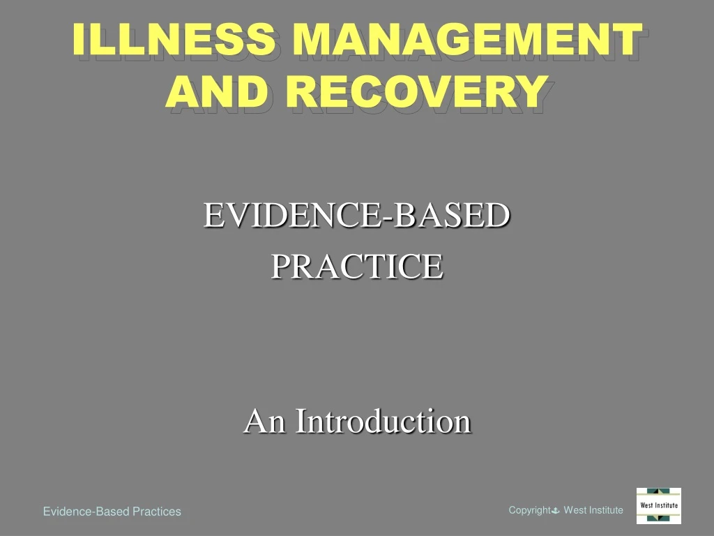 illness management and recovery