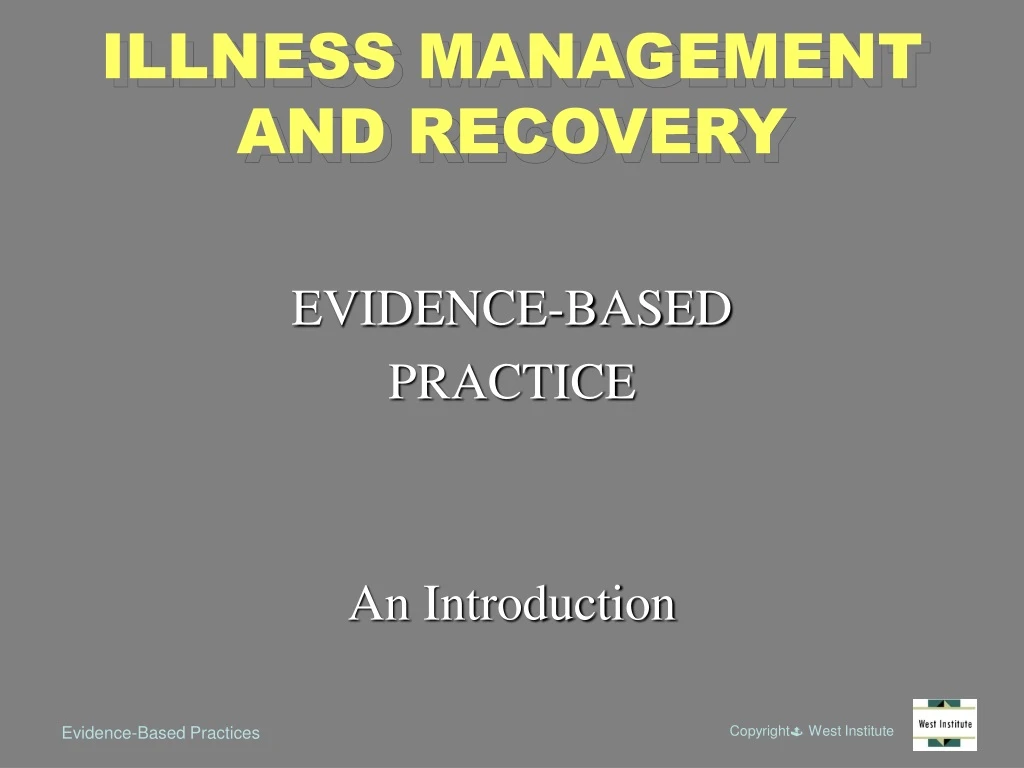 PPT ILLNESS MANAGEMENT AND RECOVERY PowerPoint Presentation Free 