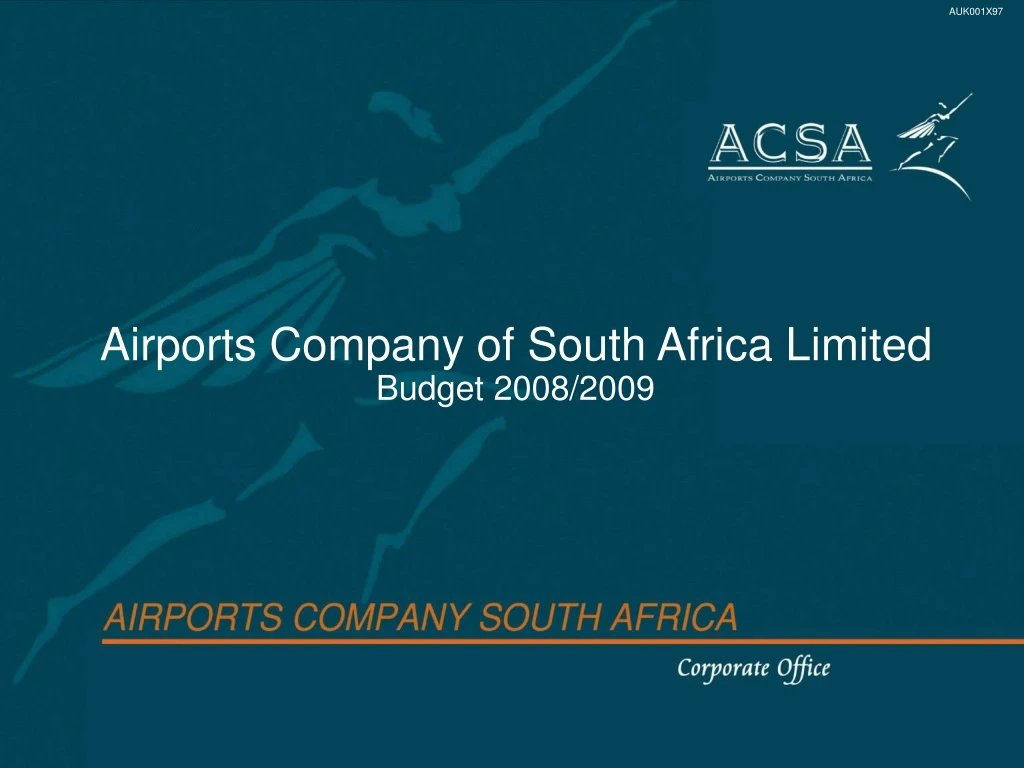 airports company of south africa limited budget