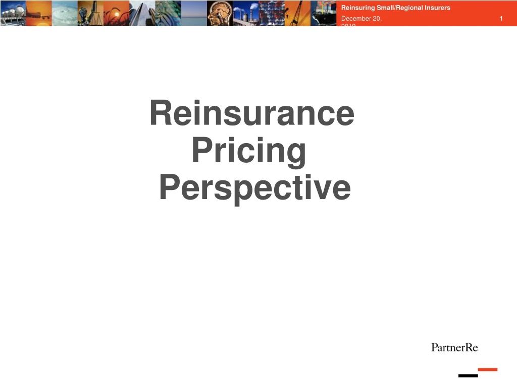 reinsurance pricing perspective