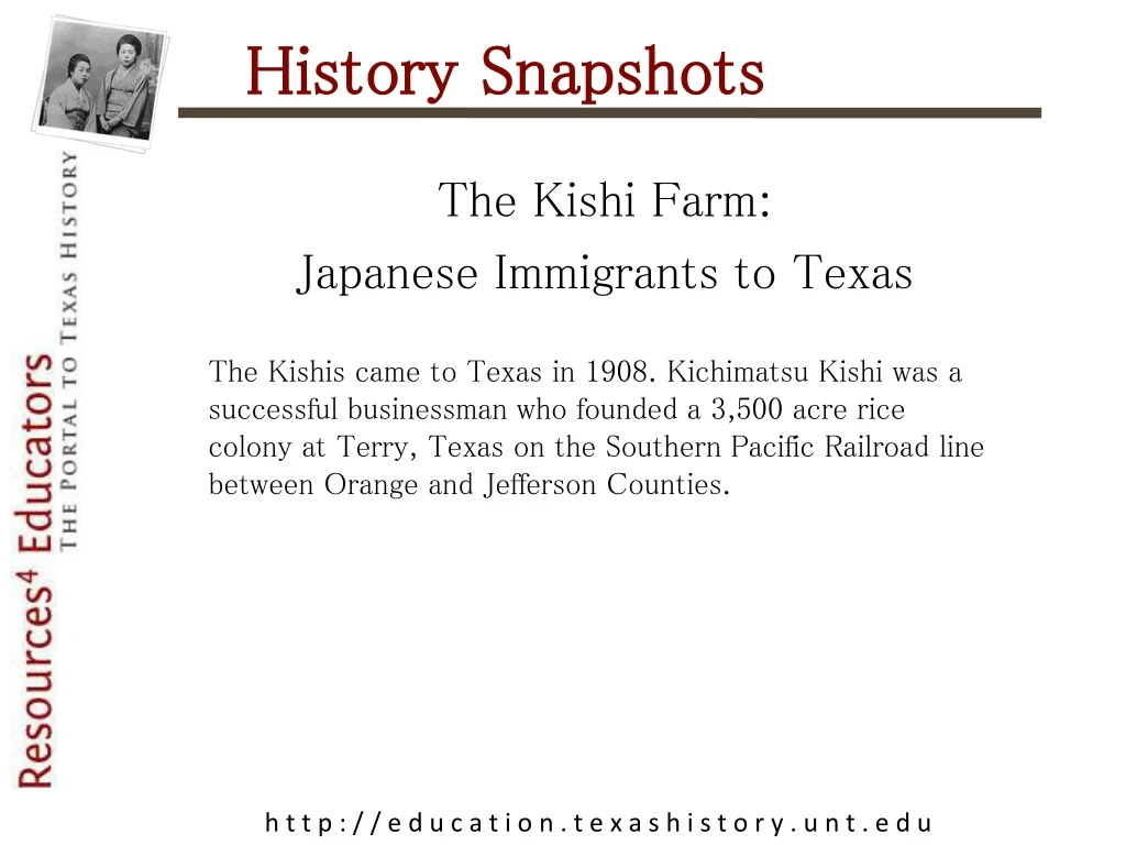history snapshots