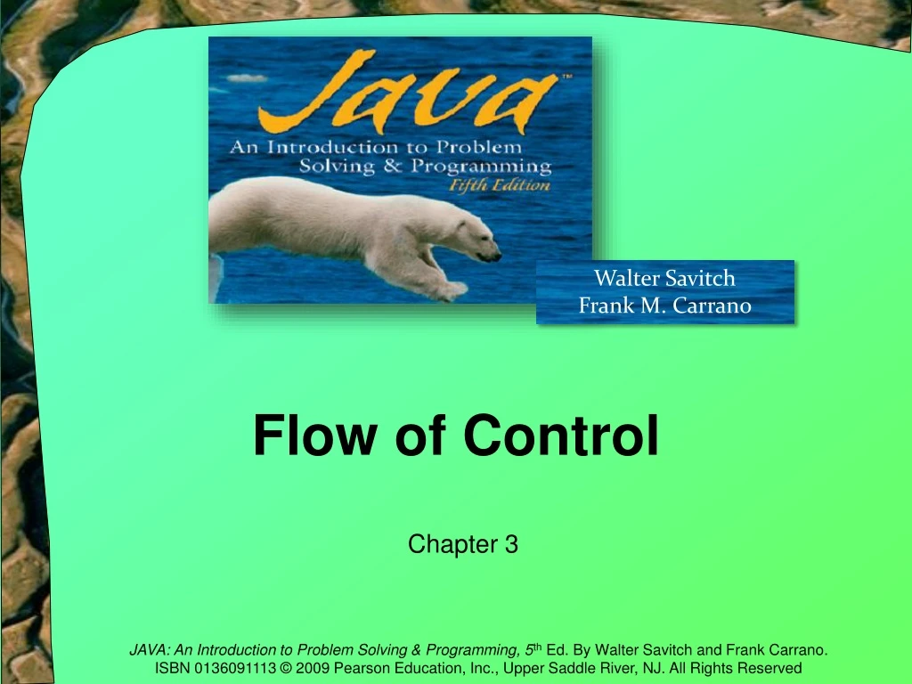 flow of control