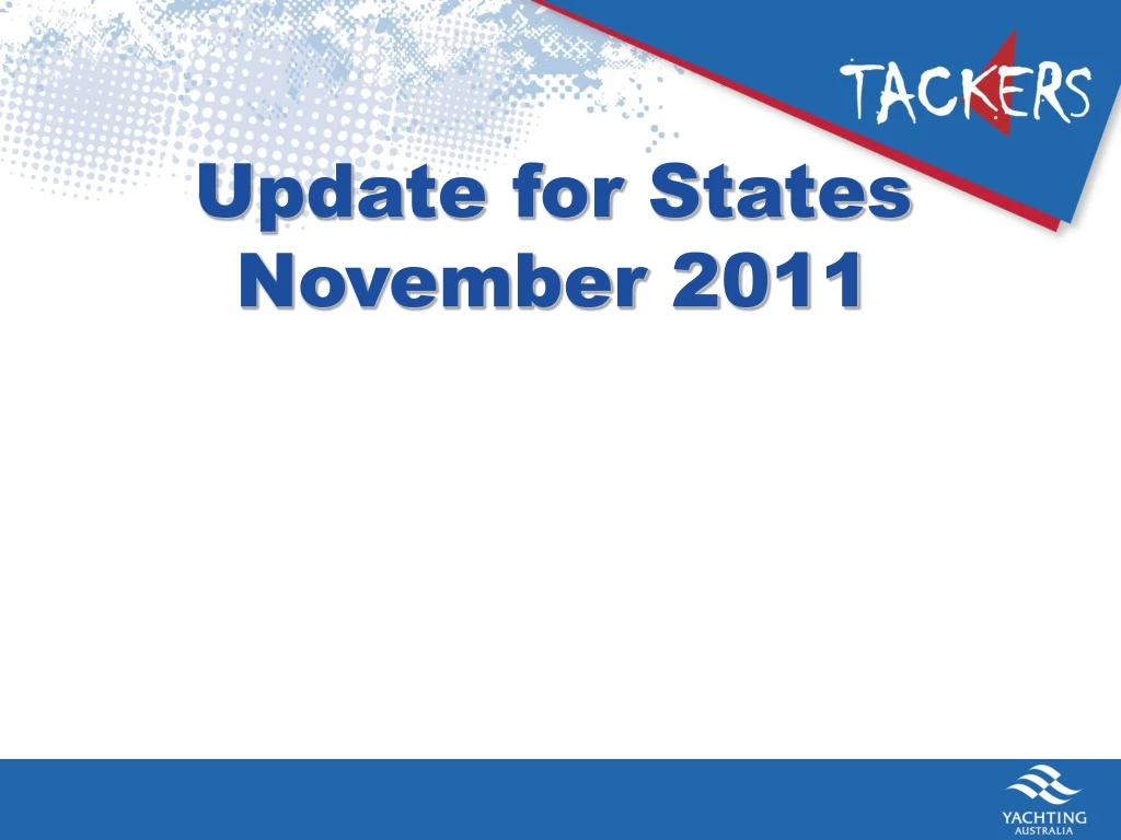 update for states november 2011