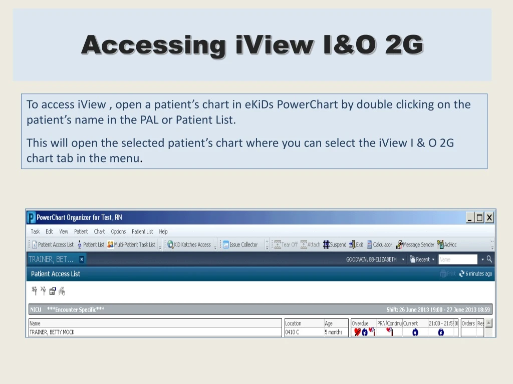 accessing iview i o 2g
