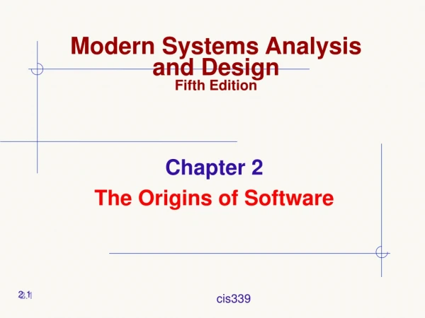 Modern Systems Analysis and Design Fifth Edition