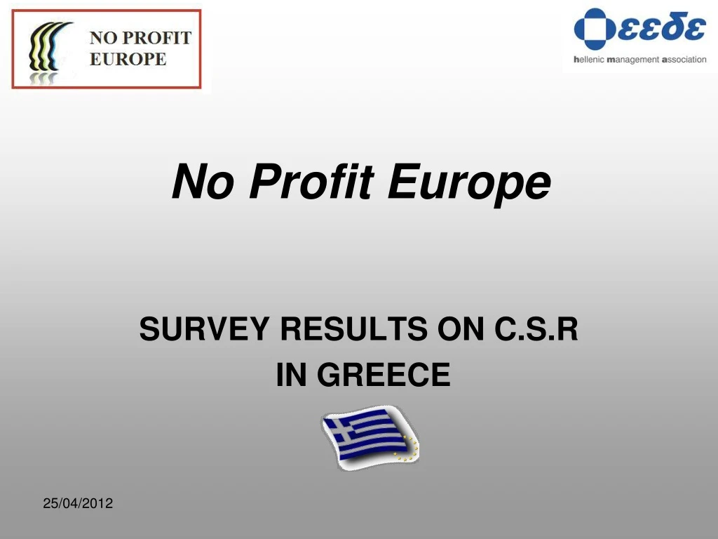 no profit europe