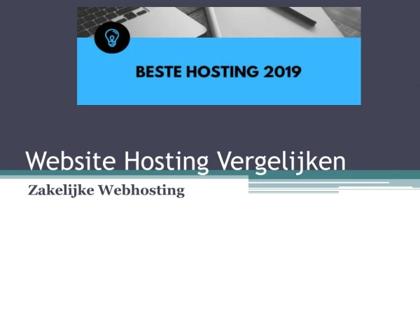 Beste Webhosting 2019