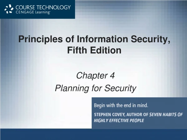 Principles of Information Security,  Fifth Edition