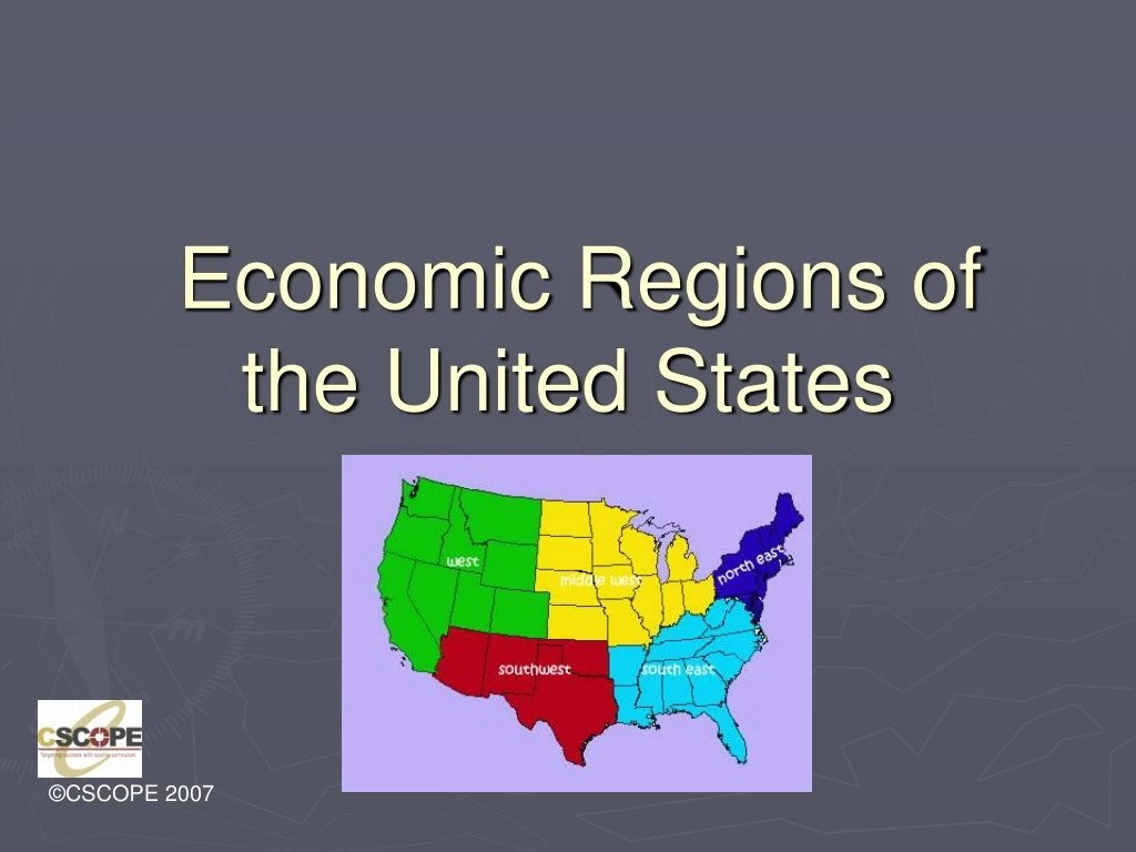 economic regions of the united states