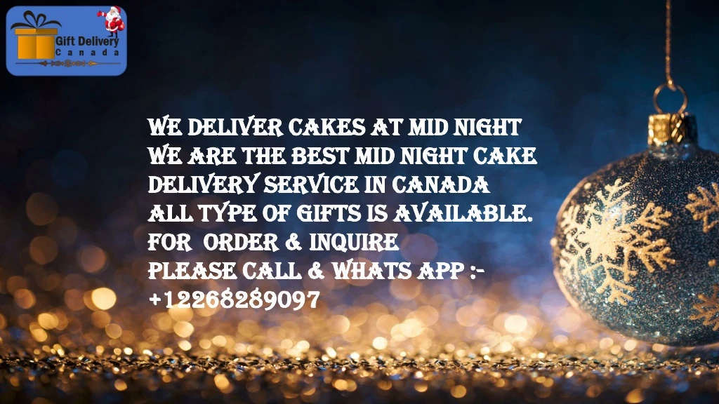 we deliver cakes at mid night we are the best