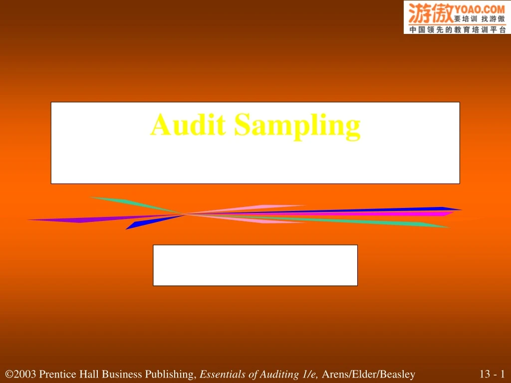 audit sampling