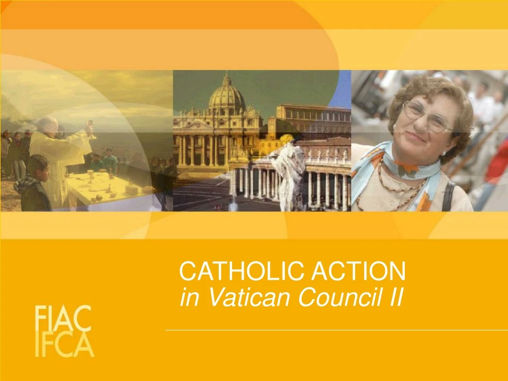 catholic action in vatican council ii