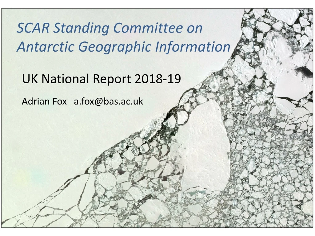 scar standing committee on antarctic geographic