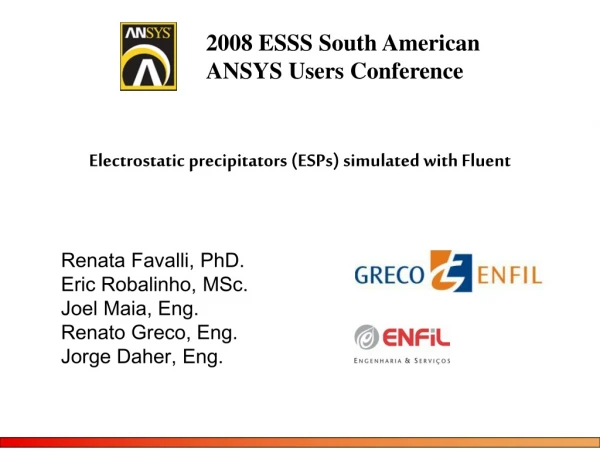 Electrostatic precipitators (ESPs) simulated with Fluent