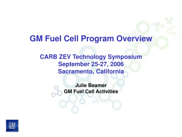 GM Has Set the Industry Vision with its Advanced Fuel Cell Technology Vehicles