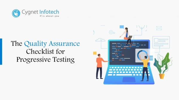 the quality assurance checklist for progressive testing