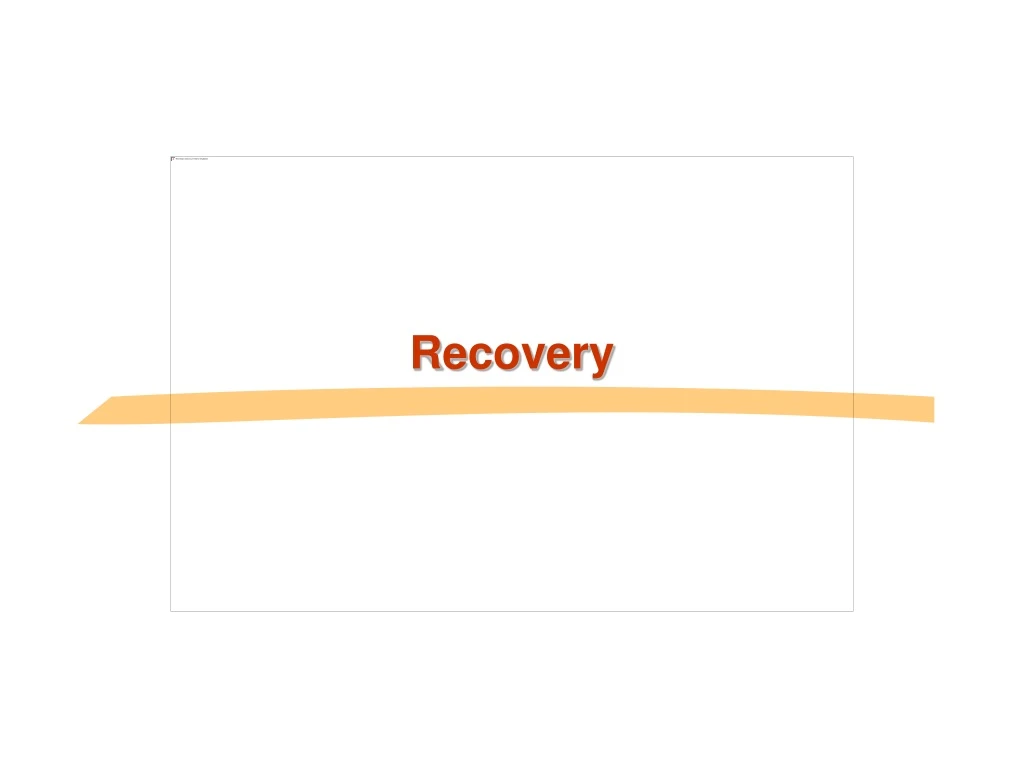 recovery