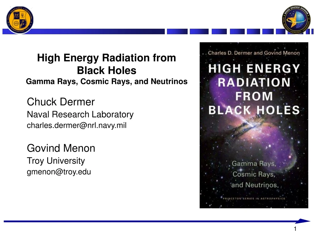 high energy radiation from black holes gamma rays cosmic rays and neutrinos