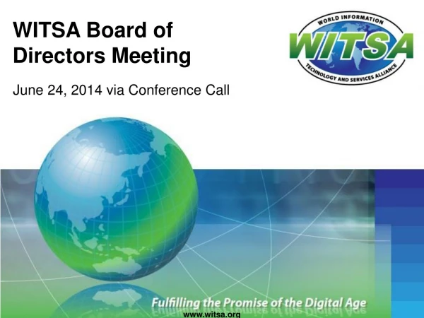 WITSA Board of Directors Meeting
