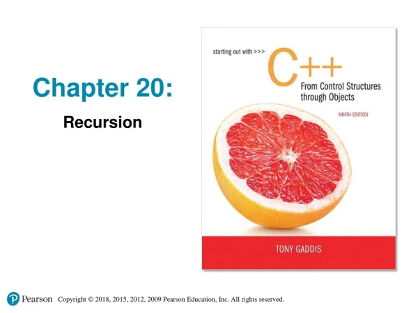 Chapter 20: Recursion