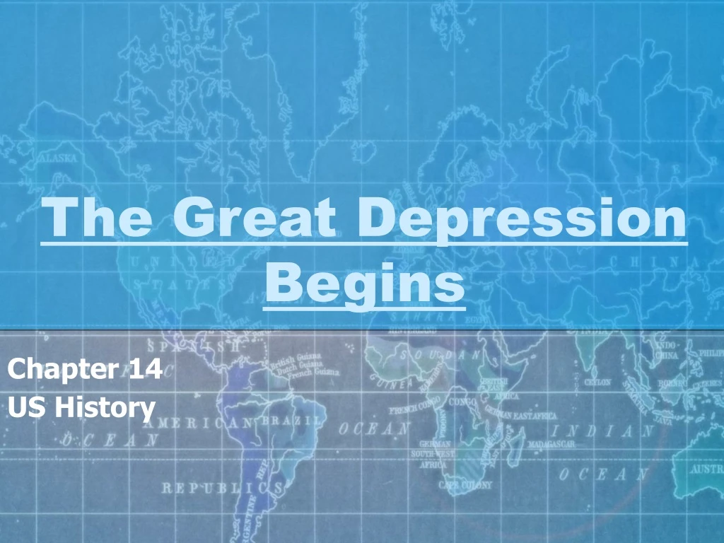 the great depression begins