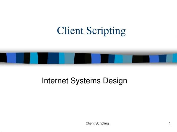 Client Scripting