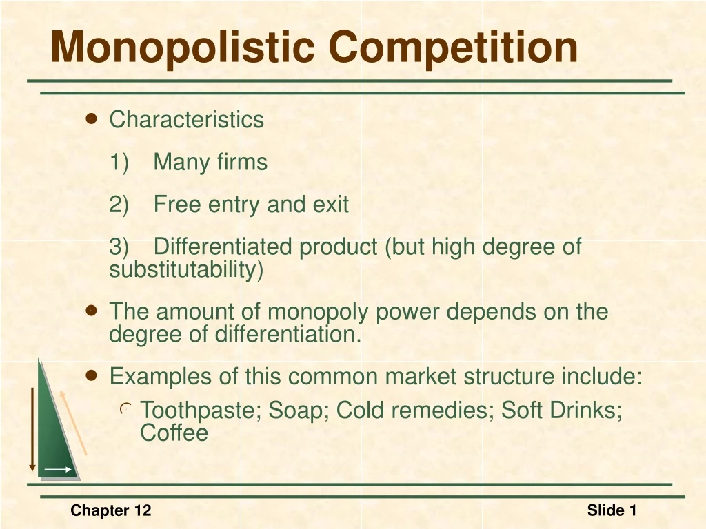 monopolistic competition