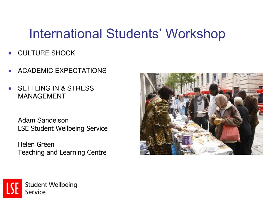 international students workshop