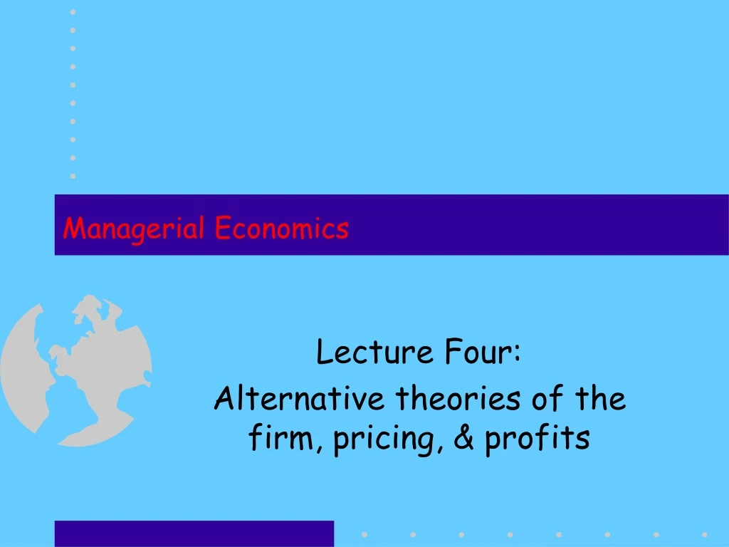 managerial economics