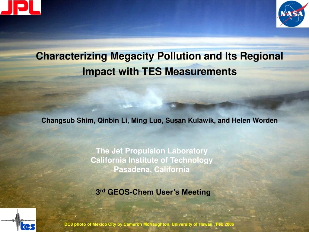 characterizing megacity pollution