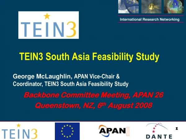 TEIN3 South Asia Feasibility Study