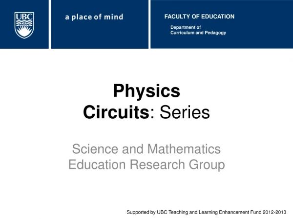 Physics Circuits : Series