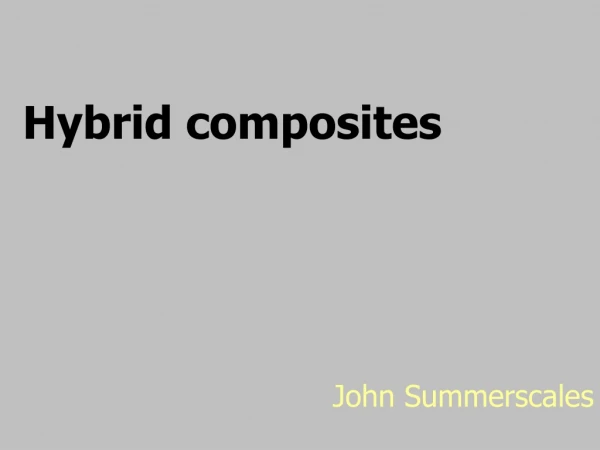 Hybrid composites