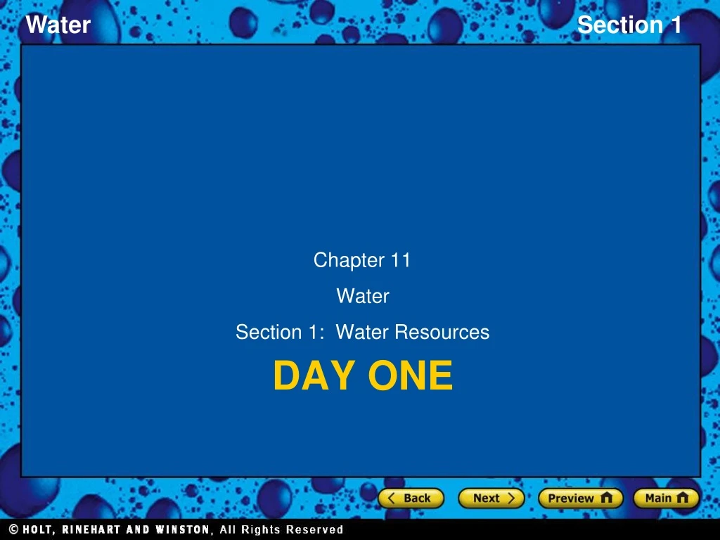 day one