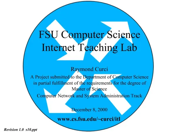 FSU Computer Science Internet Teaching Lab