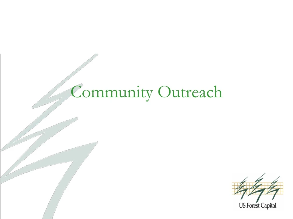 community outreach